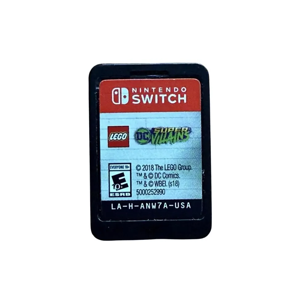 Lego DC Super-Villains Nintendo Switch Video Game Only E10+ WB Games NTSC-U/C